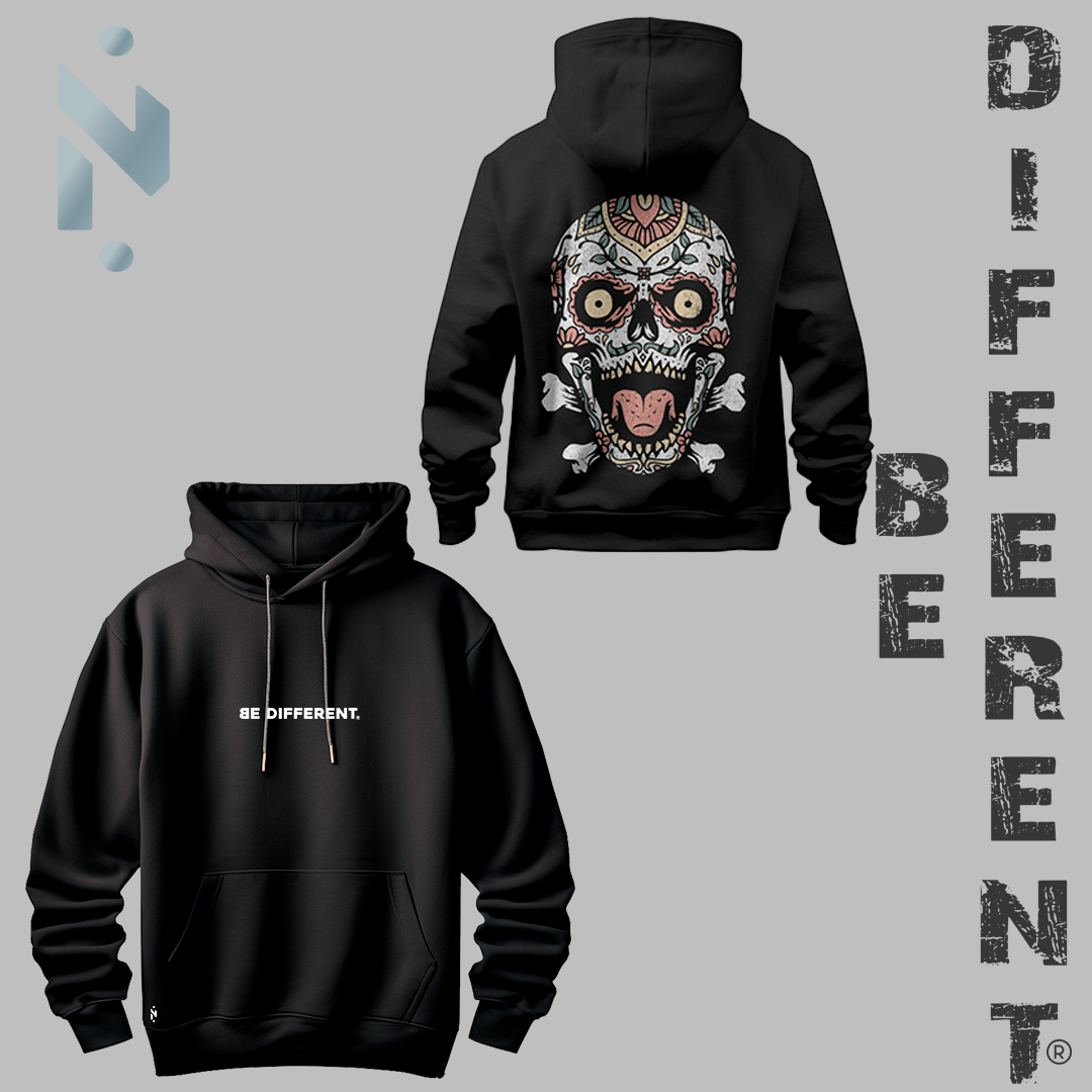 Hoodie Grinning Skull
