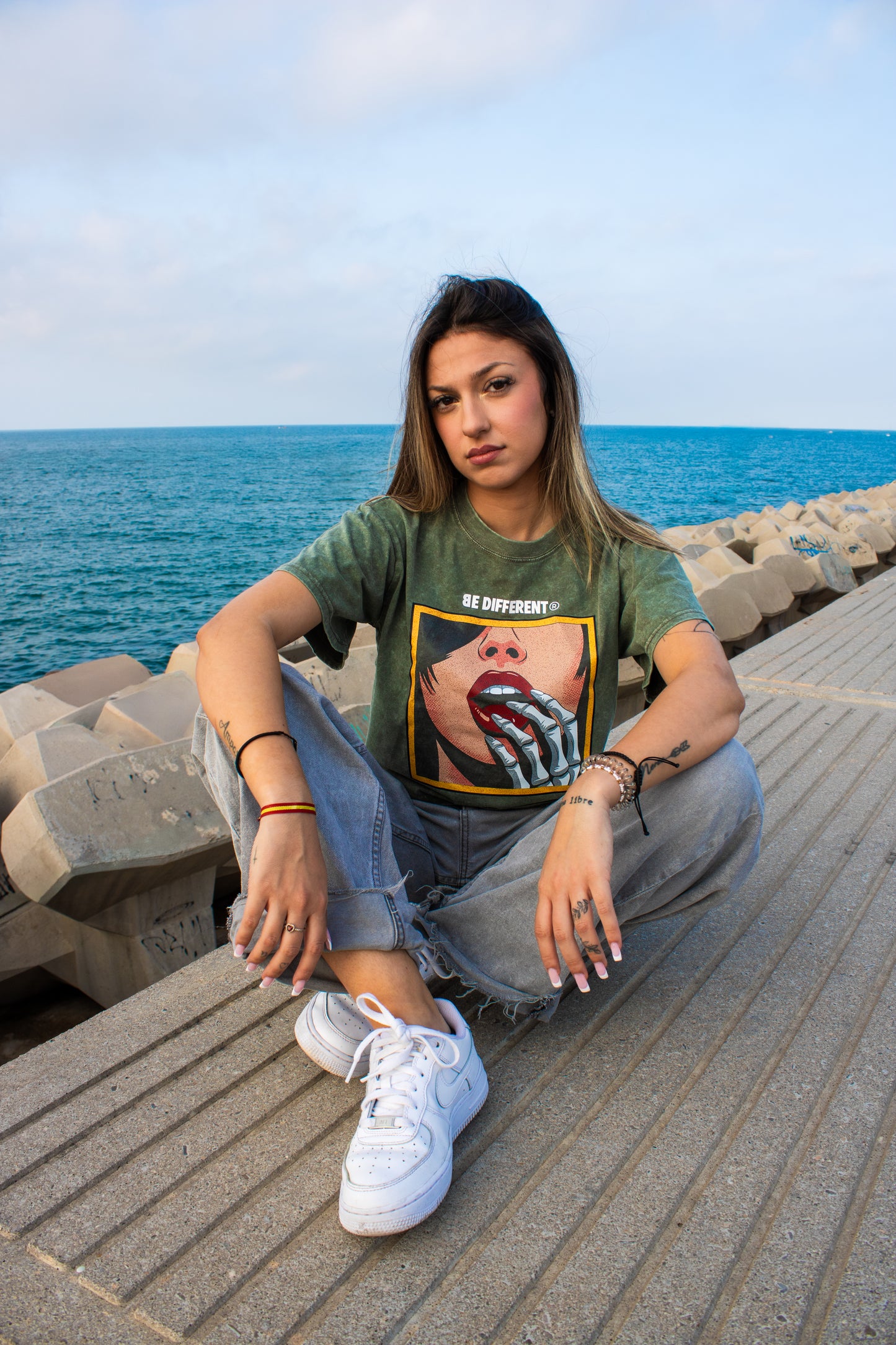 Camiseta Top Crop Pop Art