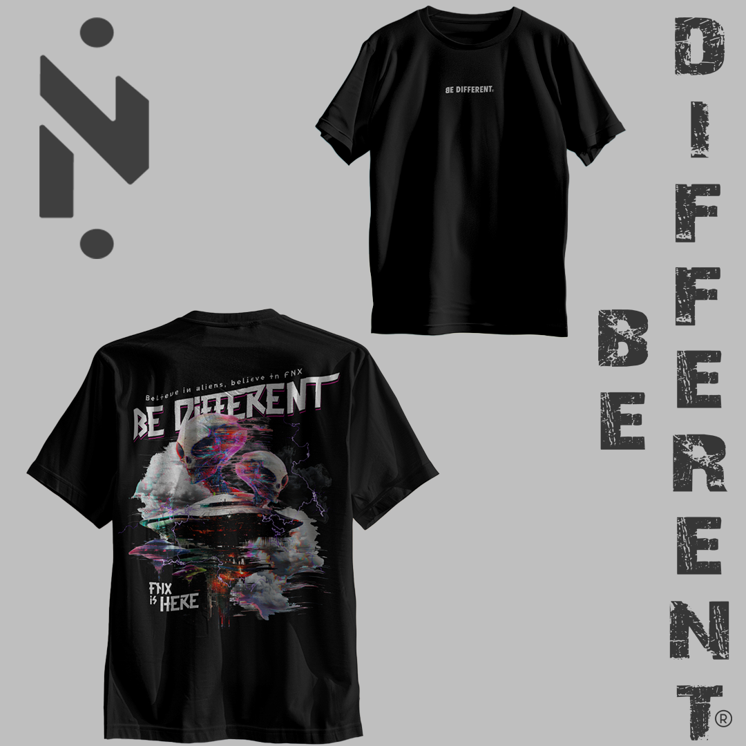 Camiseta Oversized Alien Exist