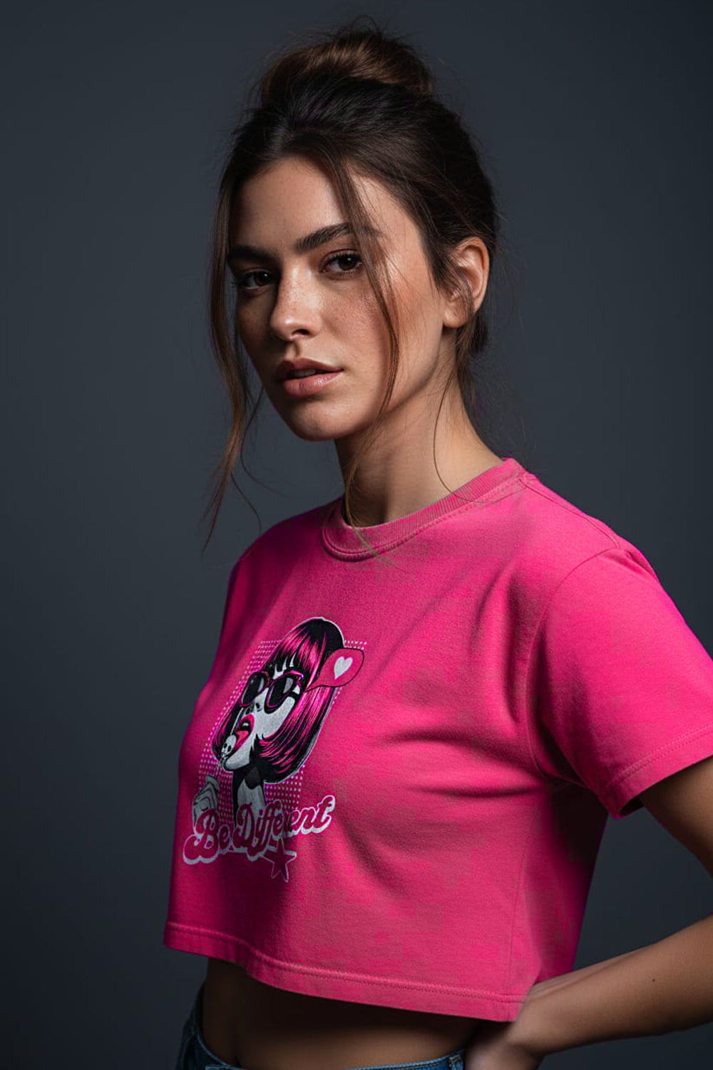 Camiseta Top Crop Lollipop